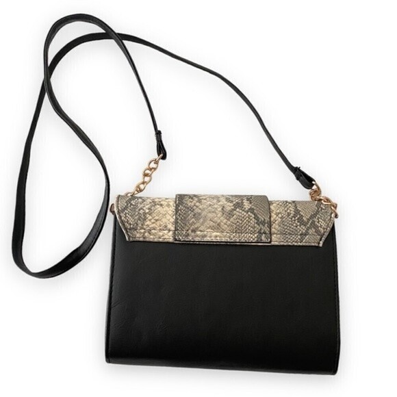 Atmosphere Y2K Snake Print Thin Purse Envelope Purse Adjustable Strap Bag - Picture 9 of 11